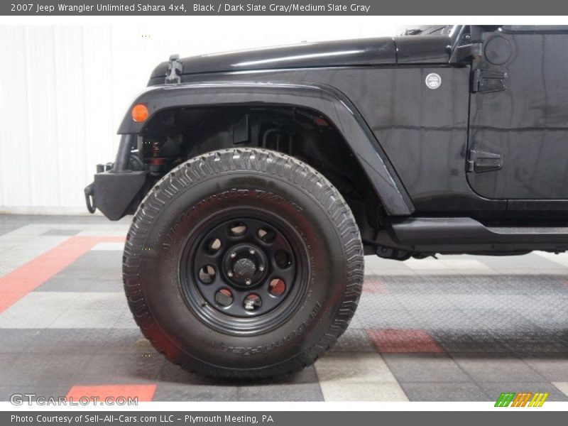 Black / Dark Slate Gray/Medium Slate Gray 2007 Jeep Wrangler Unlimited Sahara 4x4