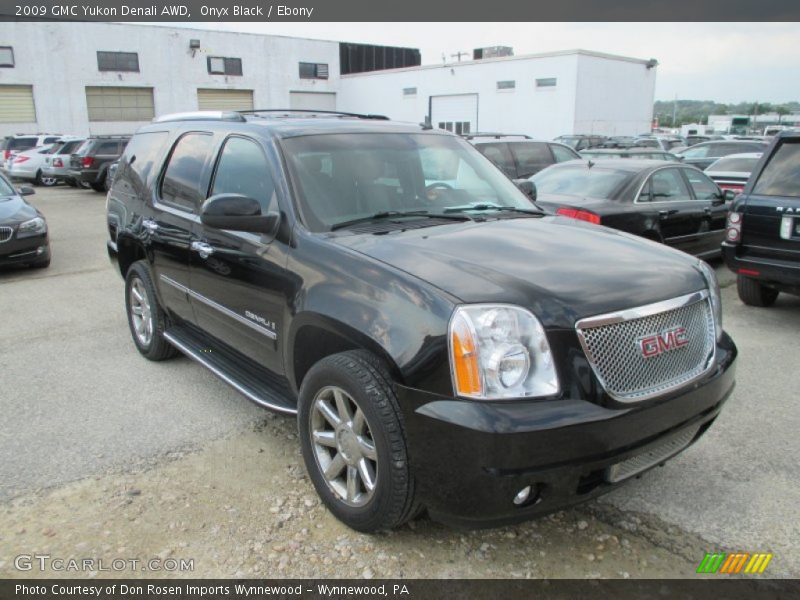 Onyx Black / Ebony 2009 GMC Yukon Denali AWD