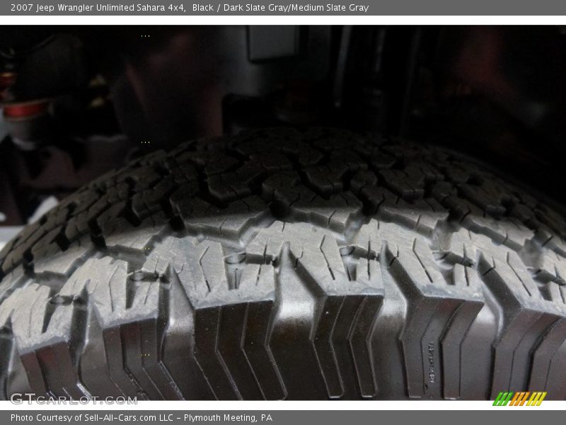 Black / Dark Slate Gray/Medium Slate Gray 2007 Jeep Wrangler Unlimited Sahara 4x4
