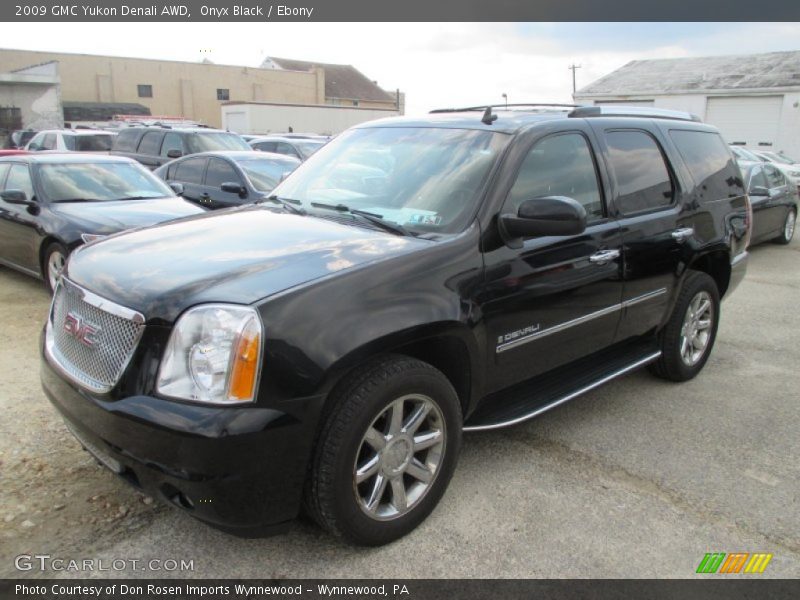 Onyx Black / Ebony 2009 GMC Yukon Denali AWD