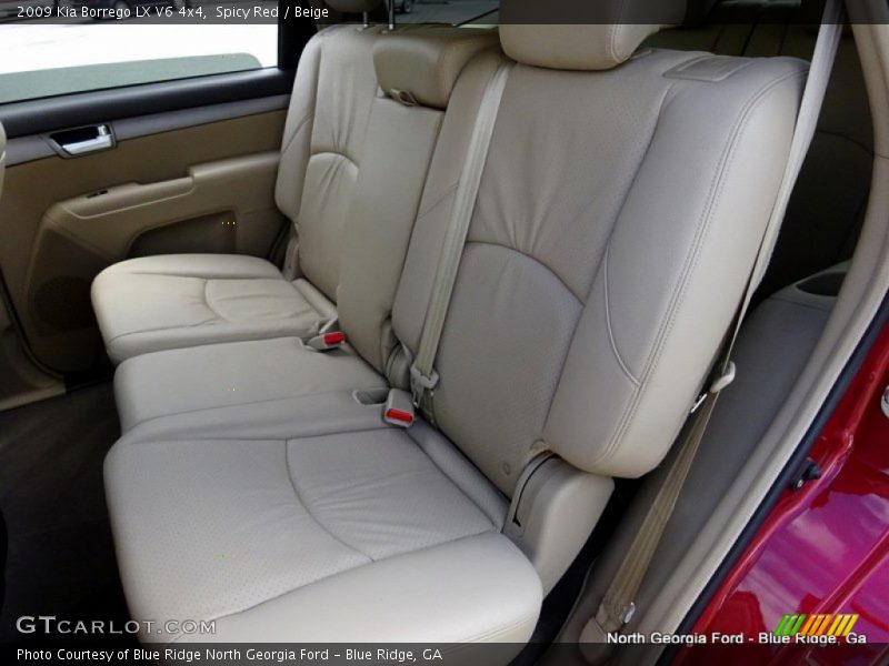 Spicy Red / Beige 2009 Kia Borrego LX V6 4x4