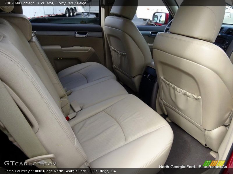 Spicy Red / Beige 2009 Kia Borrego LX V6 4x4