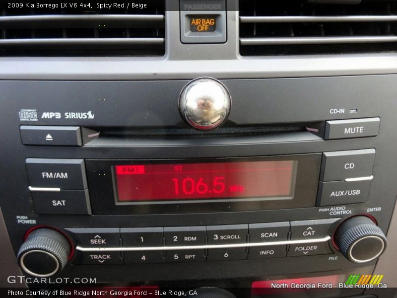 Spicy Red / Beige 2009 Kia Borrego LX V6 4x4