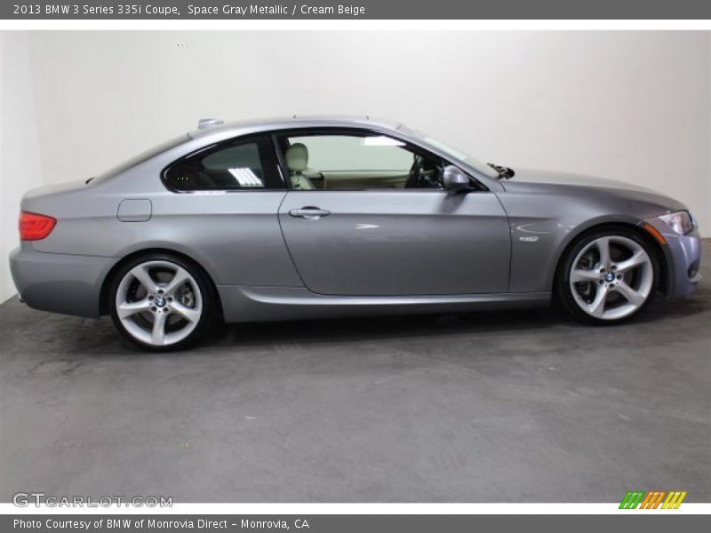 Space Gray Metallic / Cream Beige 2013 BMW 3 Series 335i Coupe