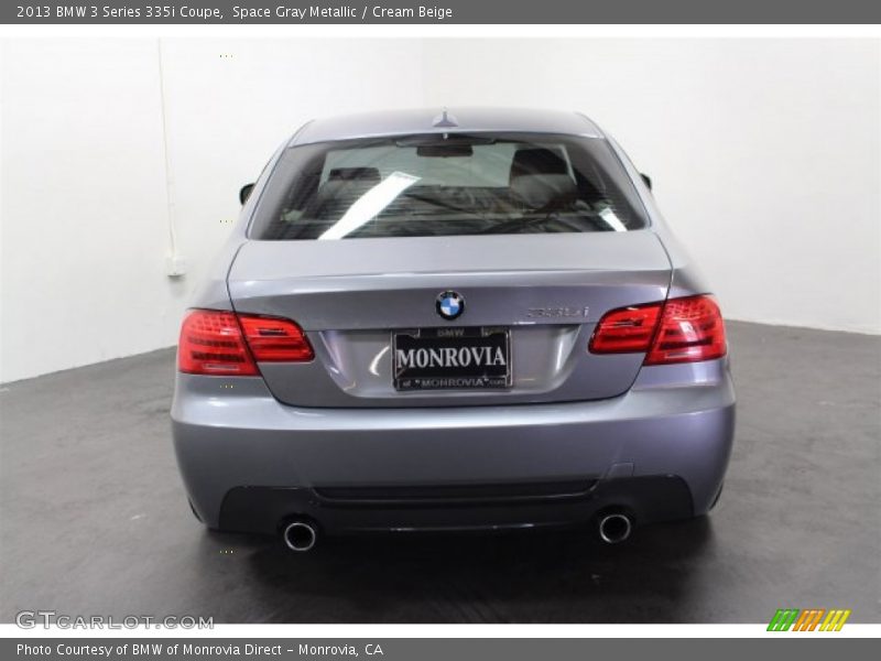 Space Gray Metallic / Cream Beige 2013 BMW 3 Series 335i Coupe