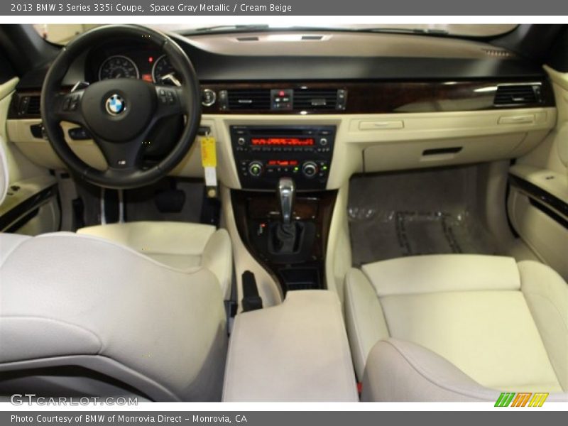 Space Gray Metallic / Cream Beige 2013 BMW 3 Series 335i Coupe