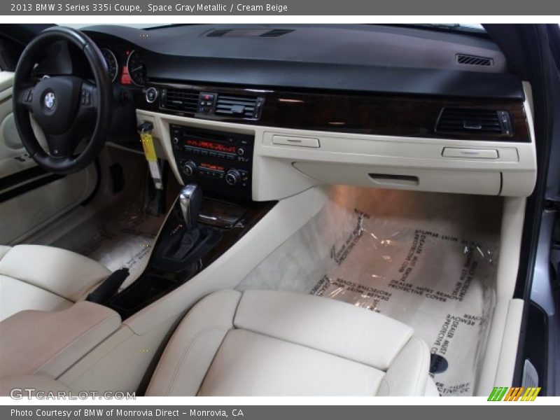 Space Gray Metallic / Cream Beige 2013 BMW 3 Series 335i Coupe