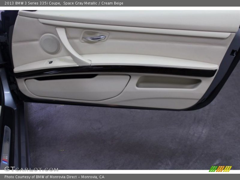 Space Gray Metallic / Cream Beige 2013 BMW 3 Series 335i Coupe
