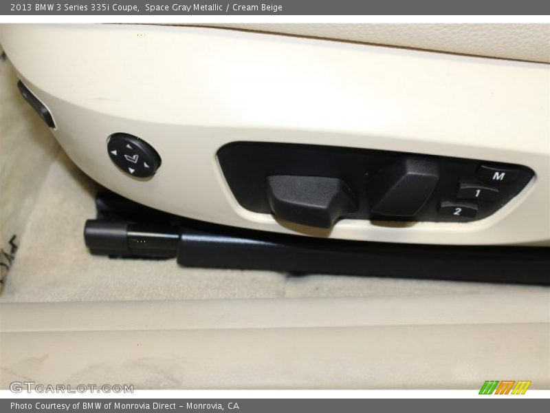 Space Gray Metallic / Cream Beige 2013 BMW 3 Series 335i Coupe