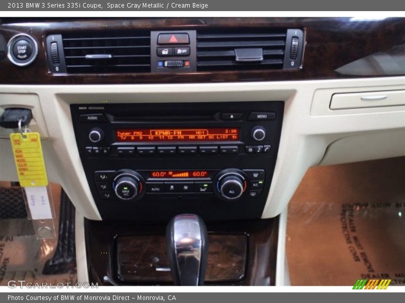 Space Gray Metallic / Cream Beige 2013 BMW 3 Series 335i Coupe