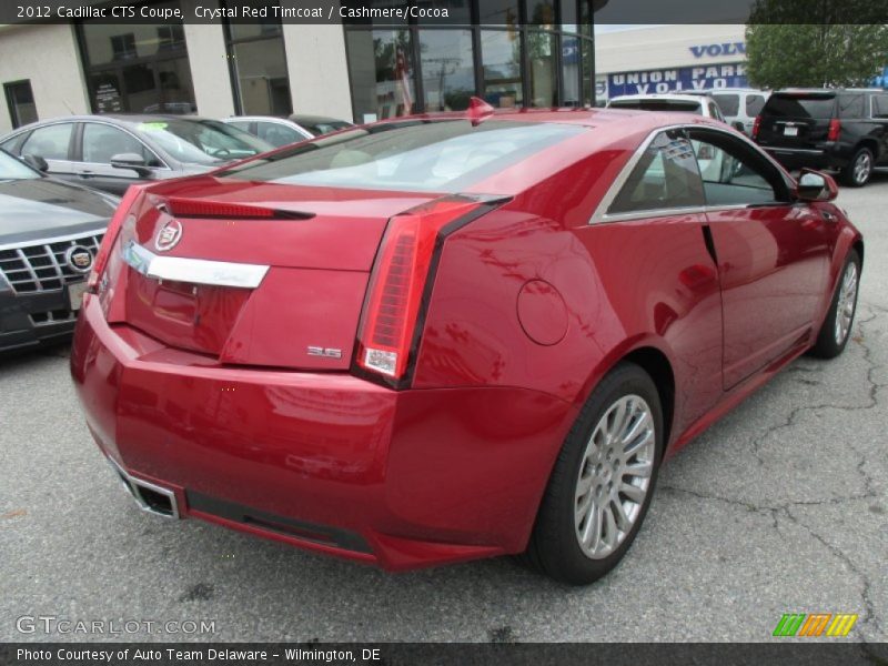 Crystal Red Tintcoat / Cashmere/Cocoa 2012 Cadillac CTS Coupe