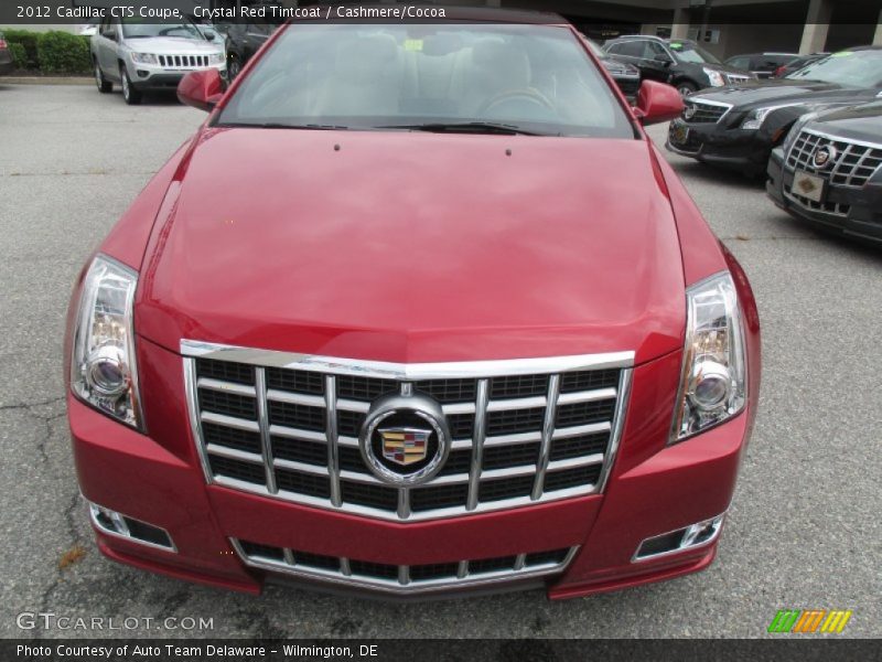 Crystal Red Tintcoat / Cashmere/Cocoa 2012 Cadillac CTS Coupe