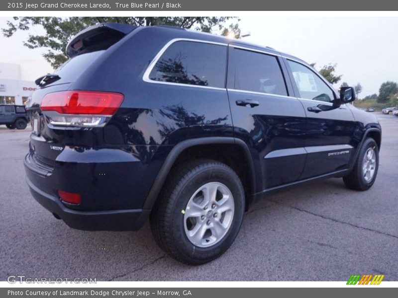 True Blue Pearl / Black 2015 Jeep Grand Cherokee Laredo