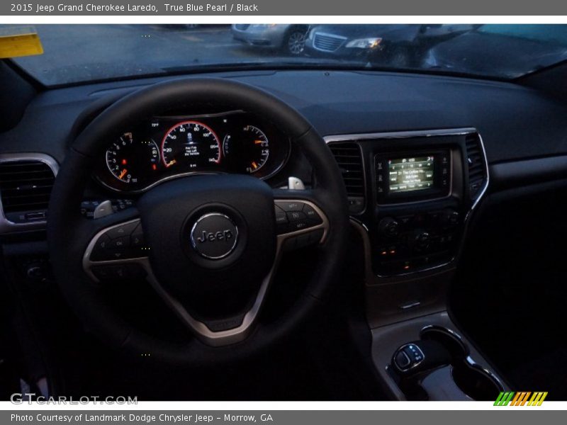 True Blue Pearl / Black 2015 Jeep Grand Cherokee Laredo