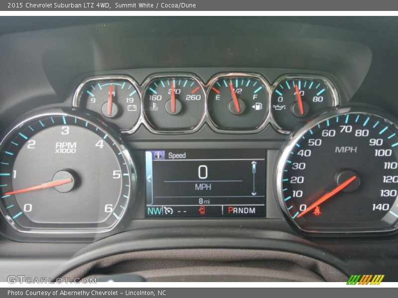 Summit White / Cocoa/Dune 2015 Chevrolet Suburban LTZ 4WD