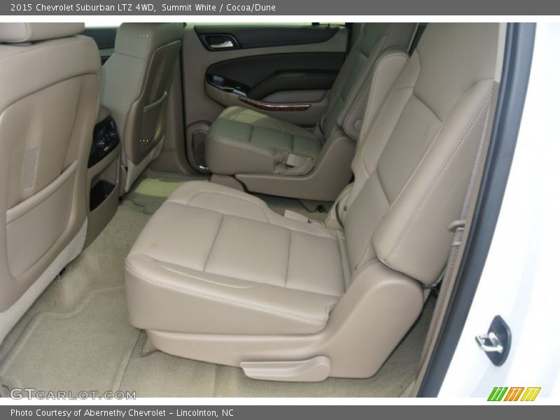 Summit White / Cocoa/Dune 2015 Chevrolet Suburban LTZ 4WD
