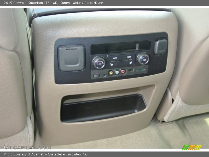 Summit White / Cocoa/Dune 2015 Chevrolet Suburban LTZ 4WD