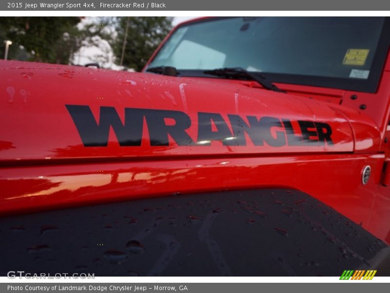 Firecracker Red / Black 2015 Jeep Wrangler Sport 4x4