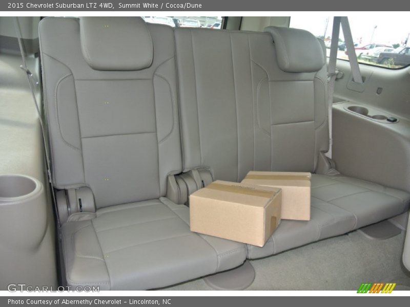 Summit White / Cocoa/Dune 2015 Chevrolet Suburban LTZ 4WD