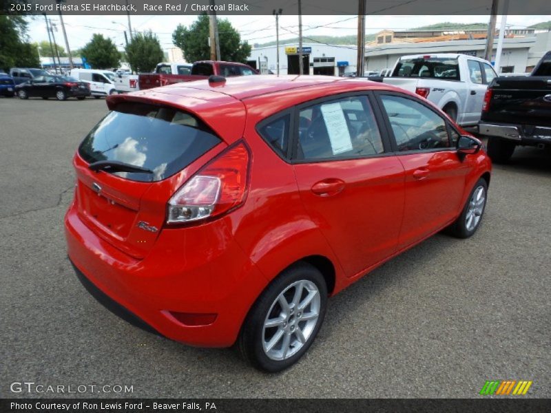 Race Red / Charcoal Black 2015 Ford Fiesta SE Hatchback