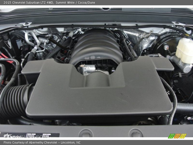Summit White / Cocoa/Dune 2015 Chevrolet Suburban LTZ 4WD