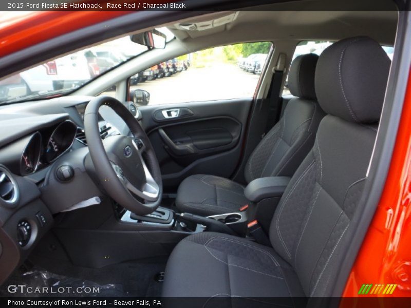 Race Red / Charcoal Black 2015 Ford Fiesta SE Hatchback