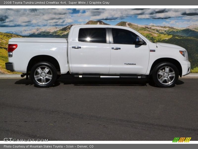 Super White / Graphite Gray 2008 Toyota Tundra Limited CrewMax 4x4