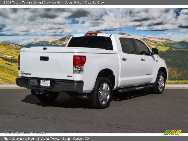 Super White / Graphite Gray 2008 Toyota Tundra Limited CrewMax 4x4