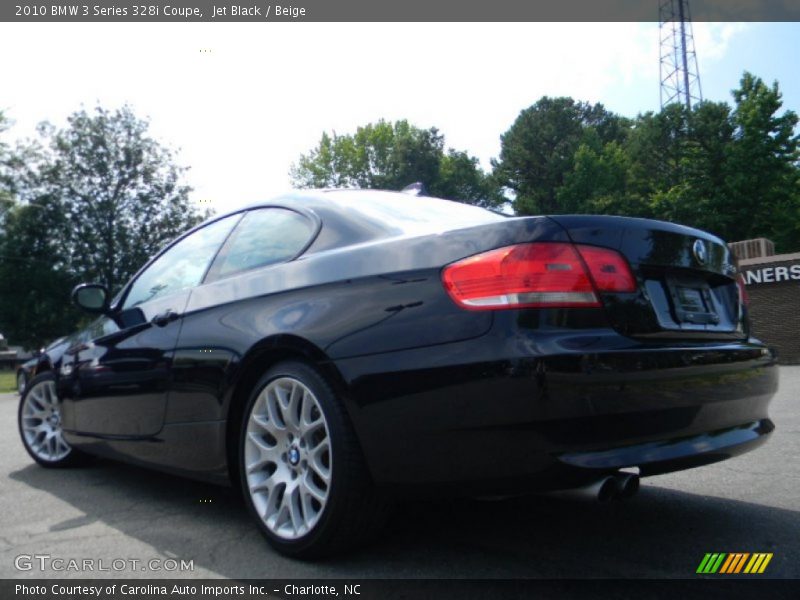 Jet Black / Beige 2010 BMW 3 Series 328i Coupe