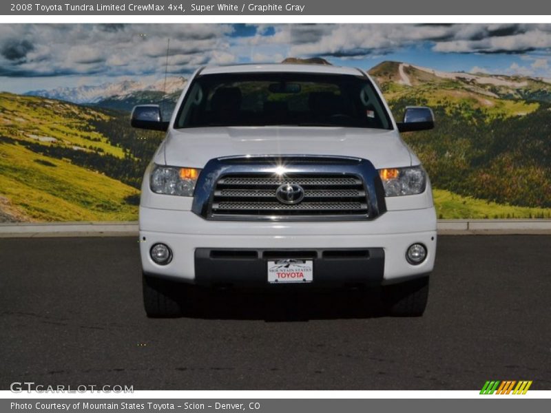Super White / Graphite Gray 2008 Toyota Tundra Limited CrewMax 4x4