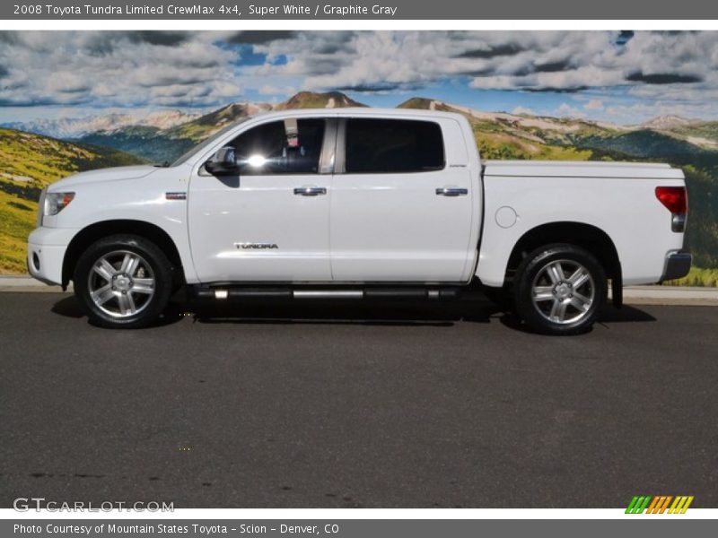 Super White / Graphite Gray 2008 Toyota Tundra Limited CrewMax 4x4