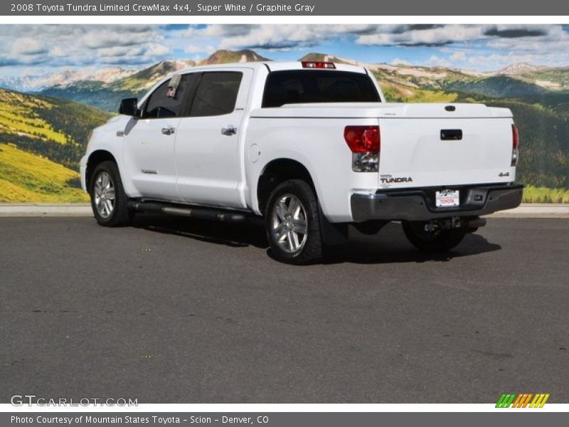 Super White / Graphite Gray 2008 Toyota Tundra Limited CrewMax 4x4