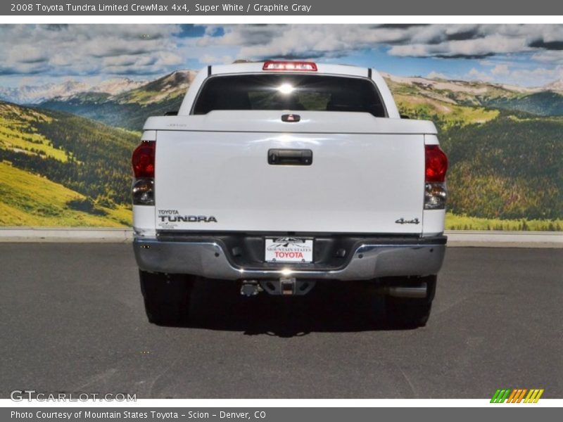 Super White / Graphite Gray 2008 Toyota Tundra Limited CrewMax 4x4