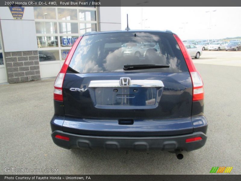 Royal Blue Pearl / Black 2007 Honda CR-V EX-L 4WD