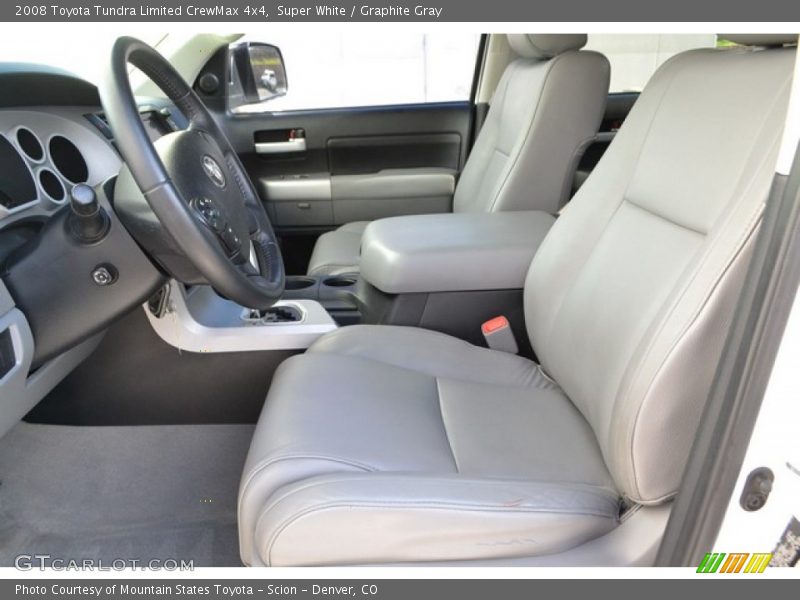 Super White / Graphite Gray 2008 Toyota Tundra Limited CrewMax 4x4