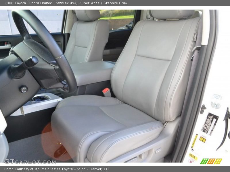 Super White / Graphite Gray 2008 Toyota Tundra Limited CrewMax 4x4