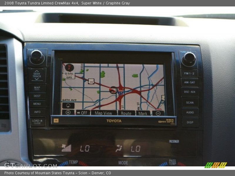 Super White / Graphite Gray 2008 Toyota Tundra Limited CrewMax 4x4