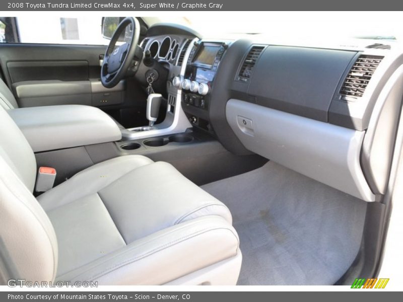 Super White / Graphite Gray 2008 Toyota Tundra Limited CrewMax 4x4