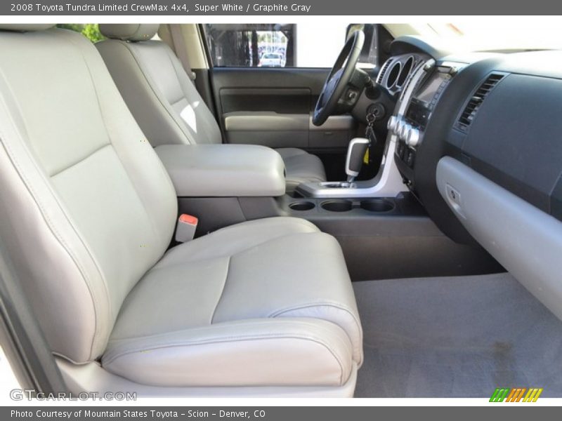 Super White / Graphite Gray 2008 Toyota Tundra Limited CrewMax 4x4