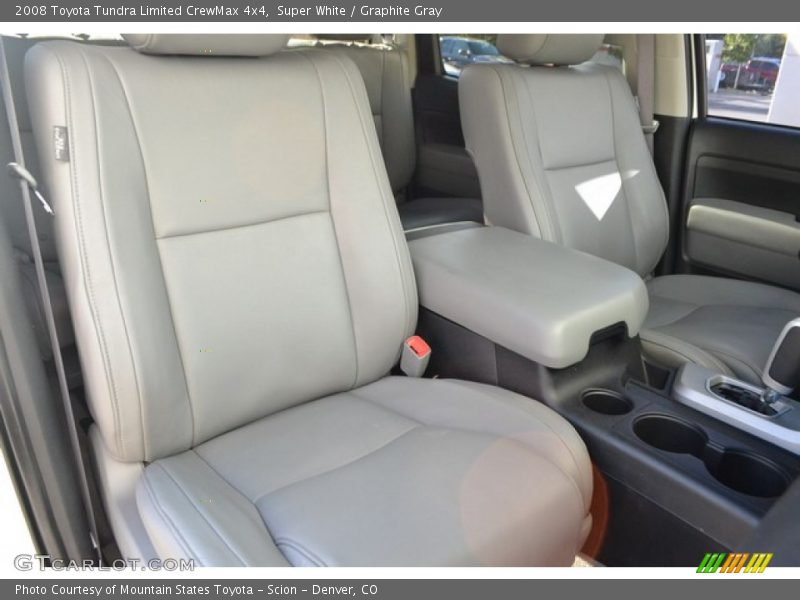 Super White / Graphite Gray 2008 Toyota Tundra Limited CrewMax 4x4