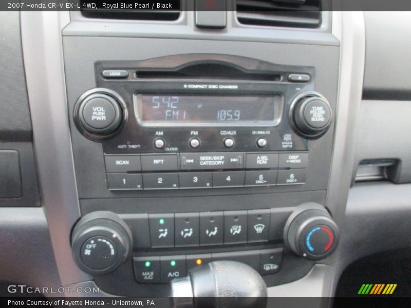 Royal Blue Pearl / Black 2007 Honda CR-V EX-L 4WD