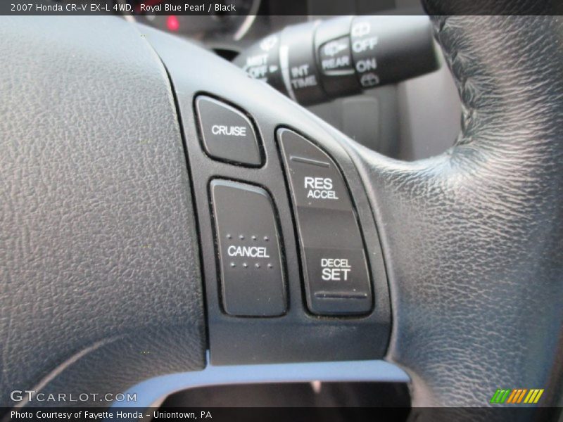Royal Blue Pearl / Black 2007 Honda CR-V EX-L 4WD