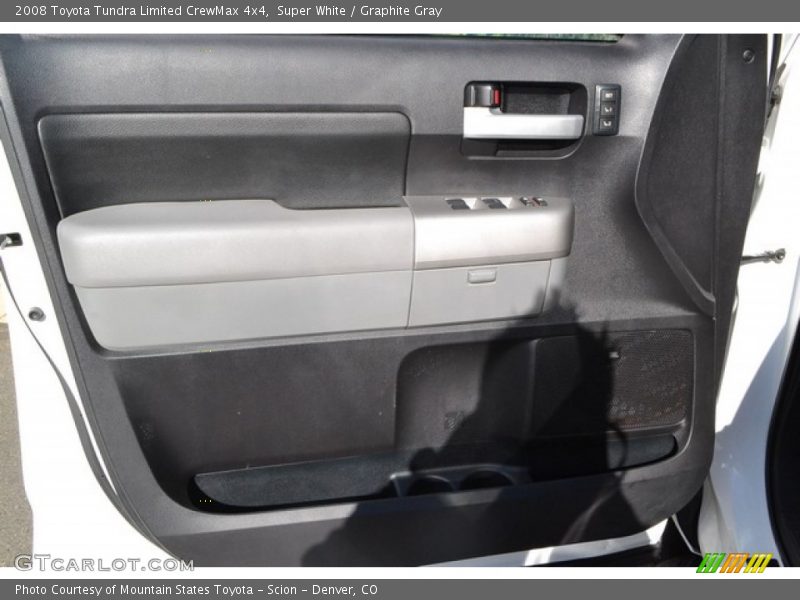Super White / Graphite Gray 2008 Toyota Tundra Limited CrewMax 4x4