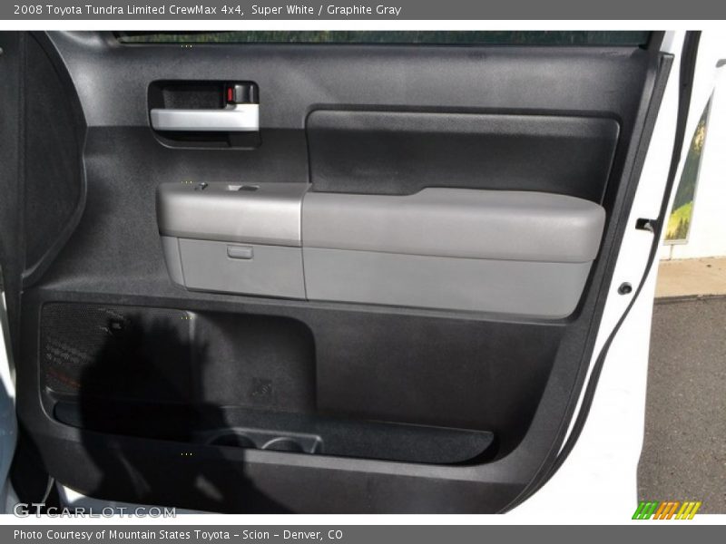 Super White / Graphite Gray 2008 Toyota Tundra Limited CrewMax 4x4