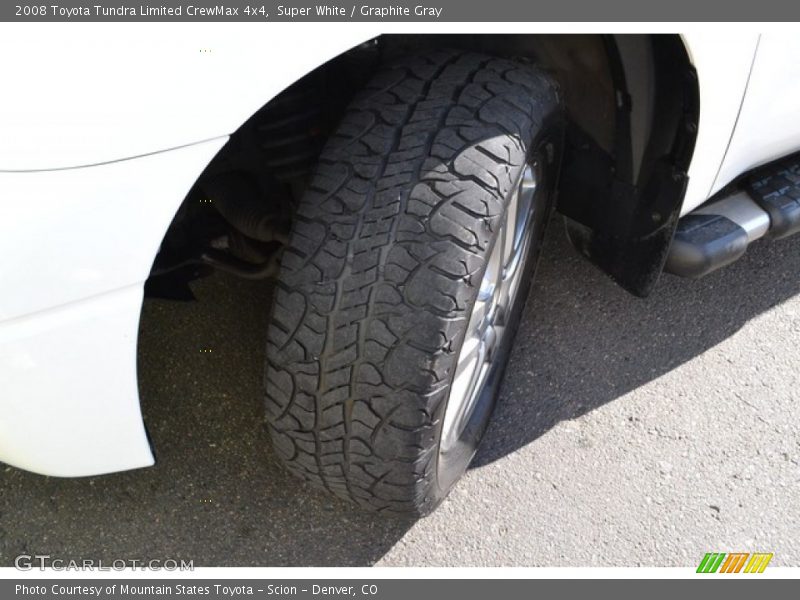 Super White / Graphite Gray 2008 Toyota Tundra Limited CrewMax 4x4