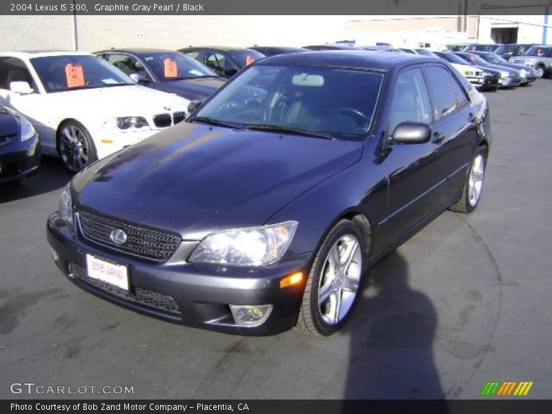 Graphite Gray Pearl / Black 2004 Lexus IS 300