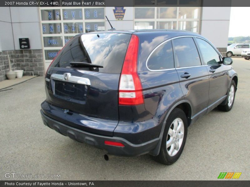 Royal Blue Pearl / Black 2007 Honda CR-V EX-L 4WD