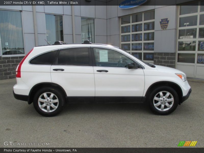 Taffeta White / Black 2007 Honda CR-V EX 4WD