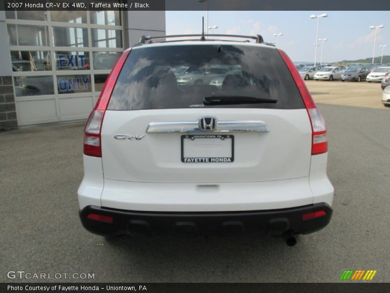 Taffeta White / Black 2007 Honda CR-V EX 4WD