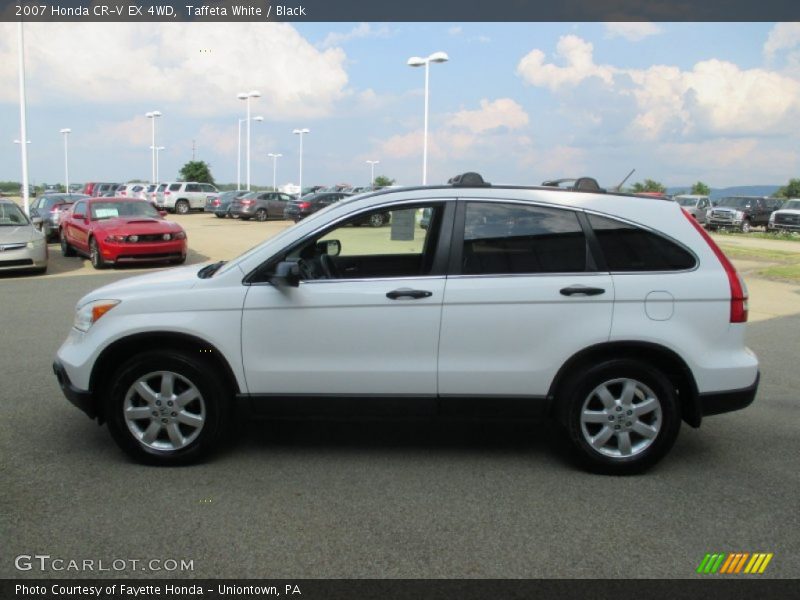 Taffeta White / Black 2007 Honda CR-V EX 4WD